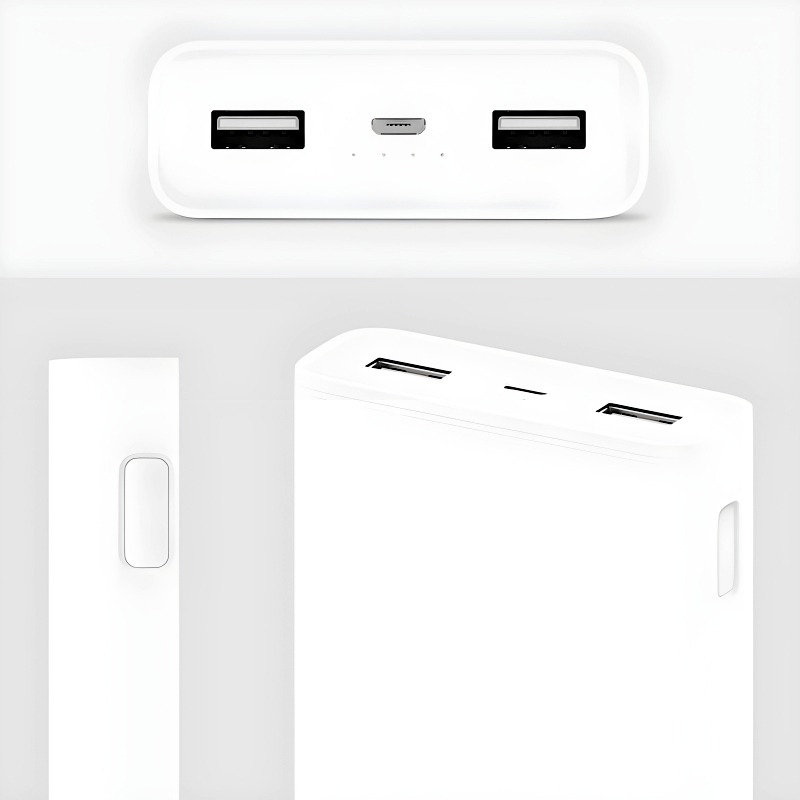 20000mAh Power Bank Portable Fast Charging Battery Backup | High Capacity Power Bank for Mobile Phones | Dual USB Output | Travel & Emergency Charging