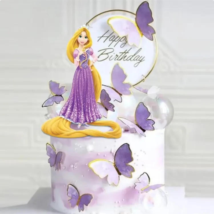 Frozen Elsa and Rapunzel Edible Cake Topper Image – Cake Stuff to Go