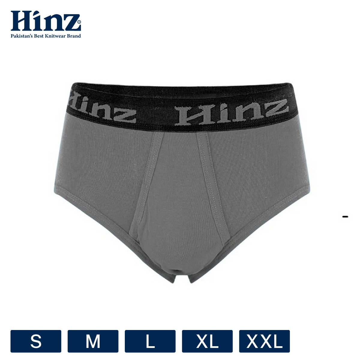 Hinz Signature Cotton Briefs for Men – 100% Combed Cotton Underwear, Soft Breathable Comfortable Daily Wear Men’s Briefs