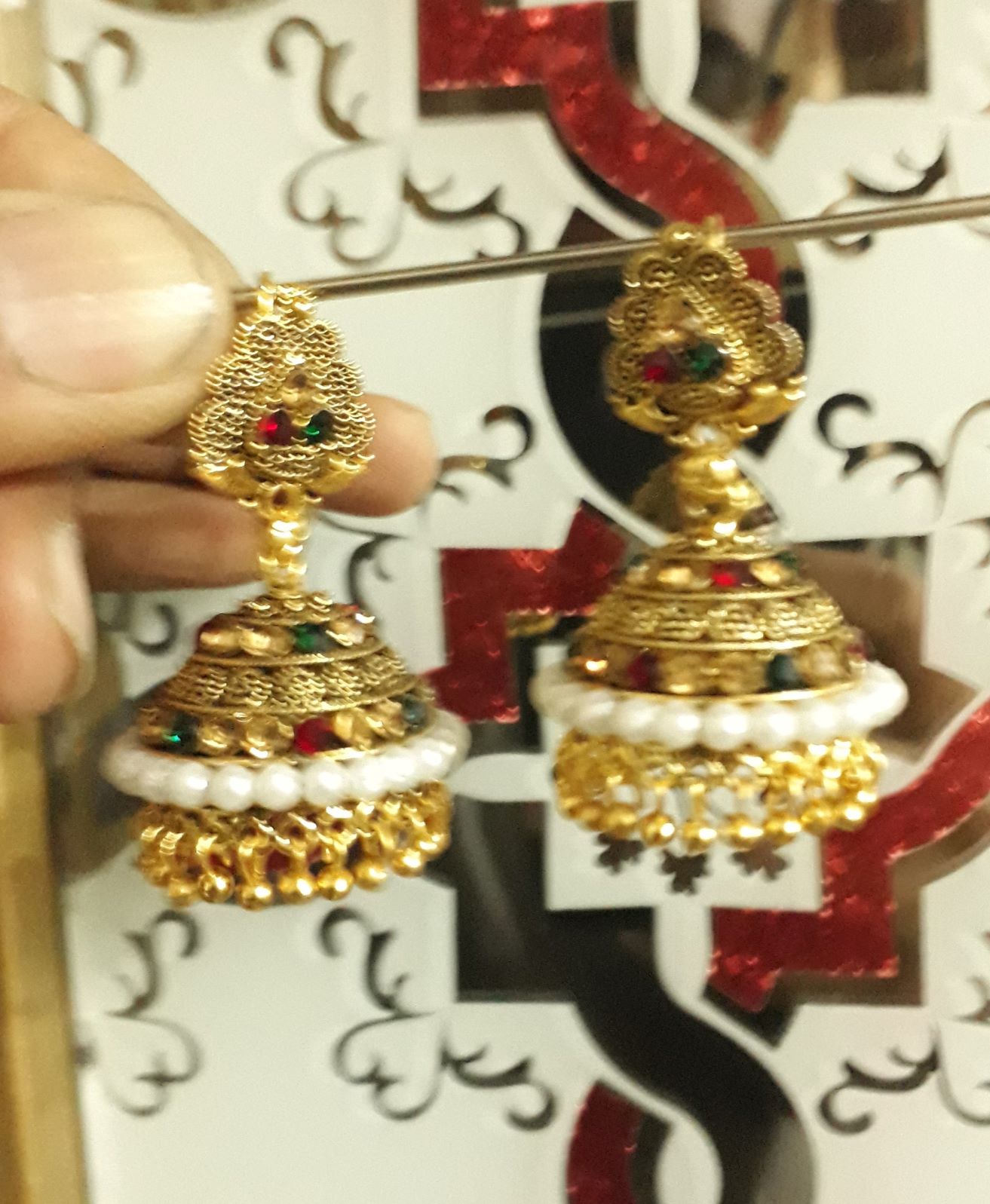 Sindhi gold store jhumka