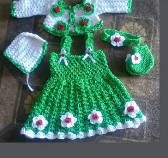 woollen crochet frocks