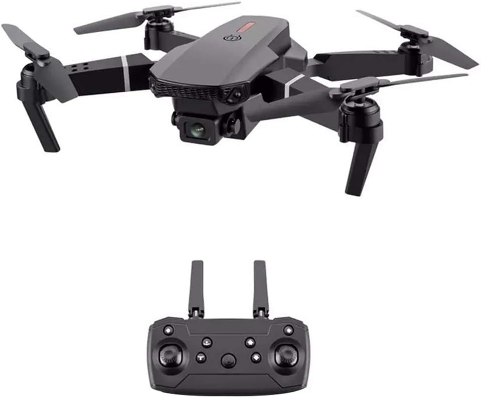 E88 Pro Drone with DUAL Camera, WiFi FPV 1080P HD Dual Foldable RC Quadcopter Altitude Hold, Headless Mode, Visual Positioning, Auto Return Mobile App Control