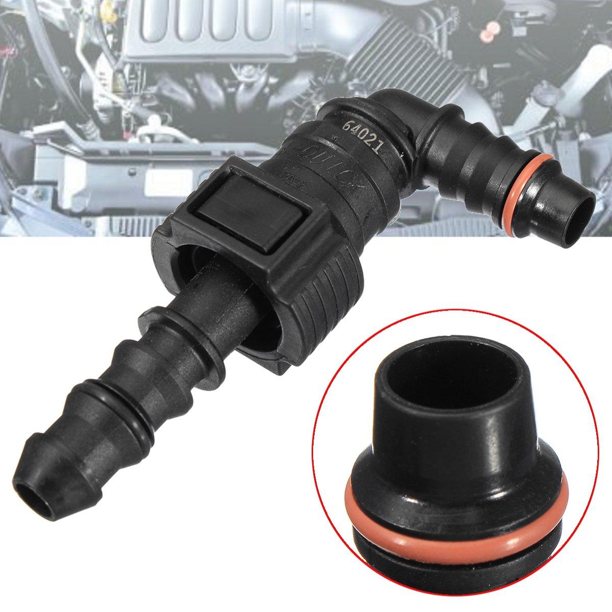 9.49mm SAE 5/16 Elbow 90 Degree Nylon Fuel Line Quick Connect Release