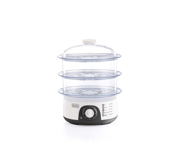 Black & Decker 3 Tier Food Steamer HS6000 775 Watts Daraz.pk