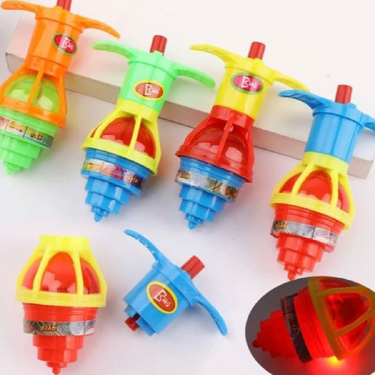 HOT DEALS NO1.1Pcs Luminous Spinning Top Gyro Flashing Light Spinning Top Toys for Kids Baby Shower Party Favors Goodie Bag Pinata Filler
ONLY 129