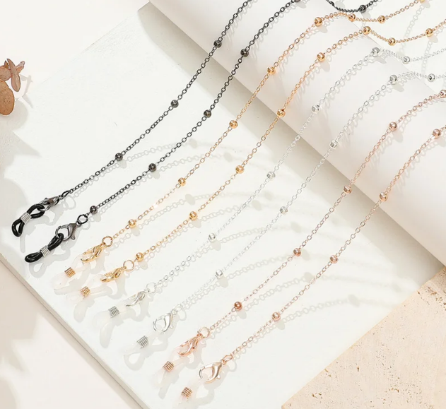 Fashion Beaded Glasses Chain For Women Summer Daisy Flower Beads Hangs Mask Strap Handmade Necklace chain