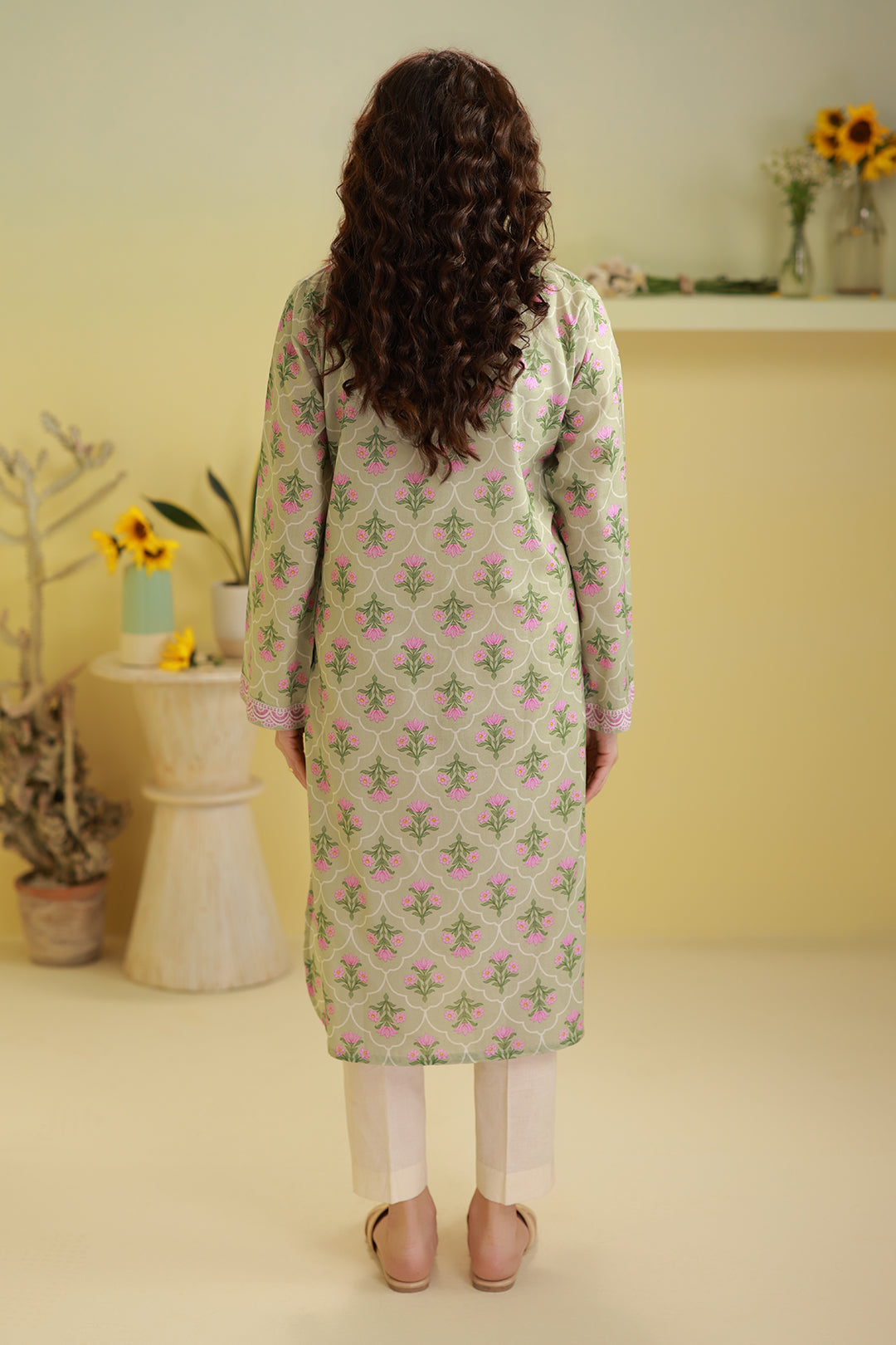 Zellbury Stitched Summer 1 Piece Lawn Kurta - 2541 RTW - Stitched Shirt For Women - Dress For Girls - Women Pret - Summer '1.0 - Essential Pret Collection-2026