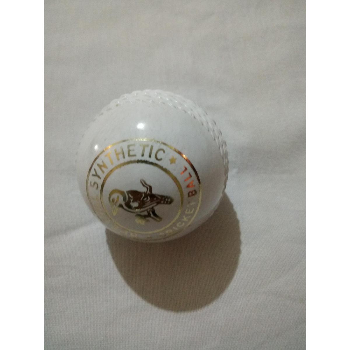 Practice Cricket Hard Ball (Synthetic) White