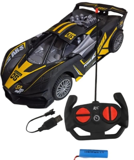 Rechargeable RC Remote Control Car for Kids | High-Speed Bugatti Racing Toy Car for Indoor & Outdoor