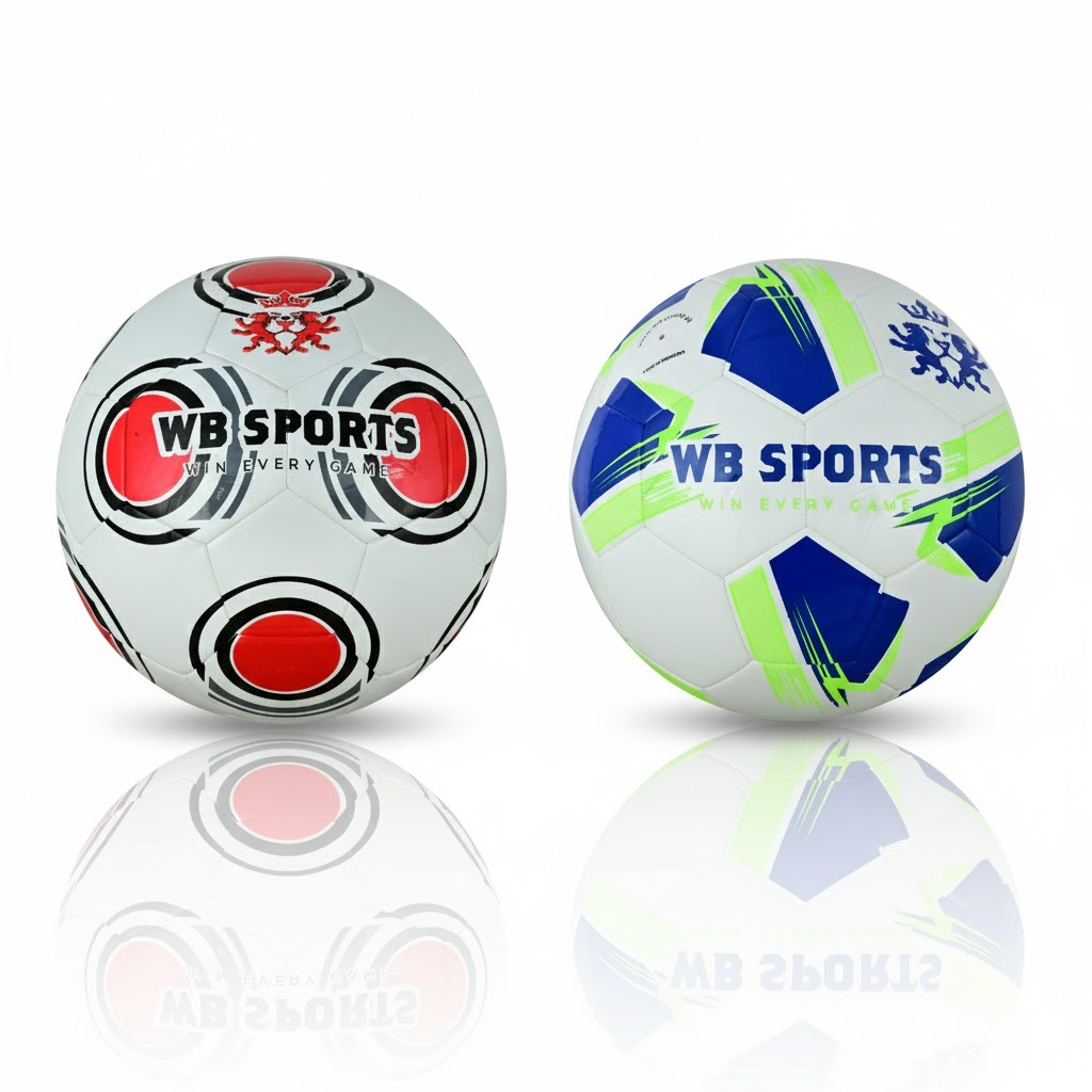WB Sports Football Soccer Ball Durable Outdoor Indoor Football Premium Quality Foot Ball