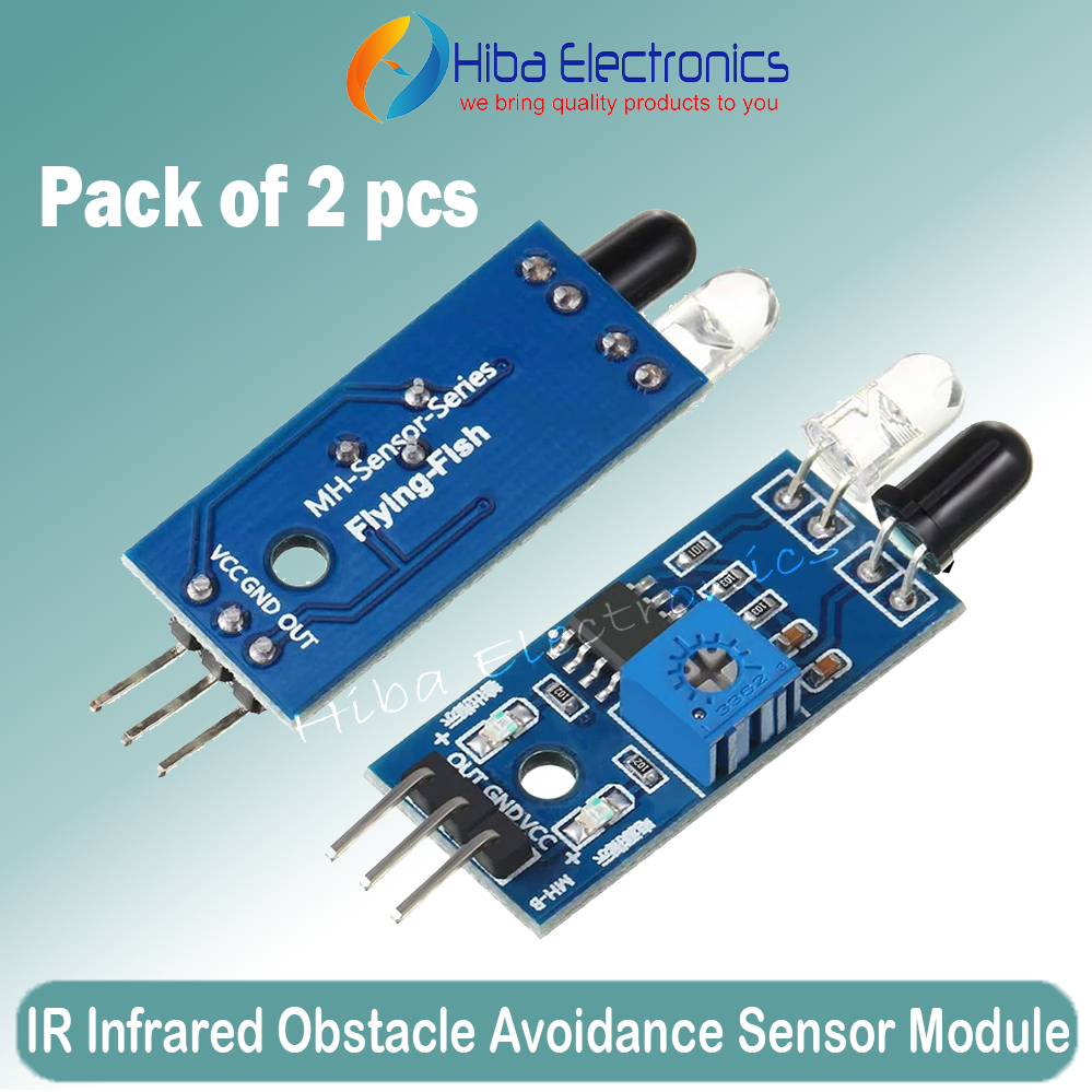 2PCS FC-51 3-Pin IR Infrared Obstacle Avoidance Sensor Module for Arduino