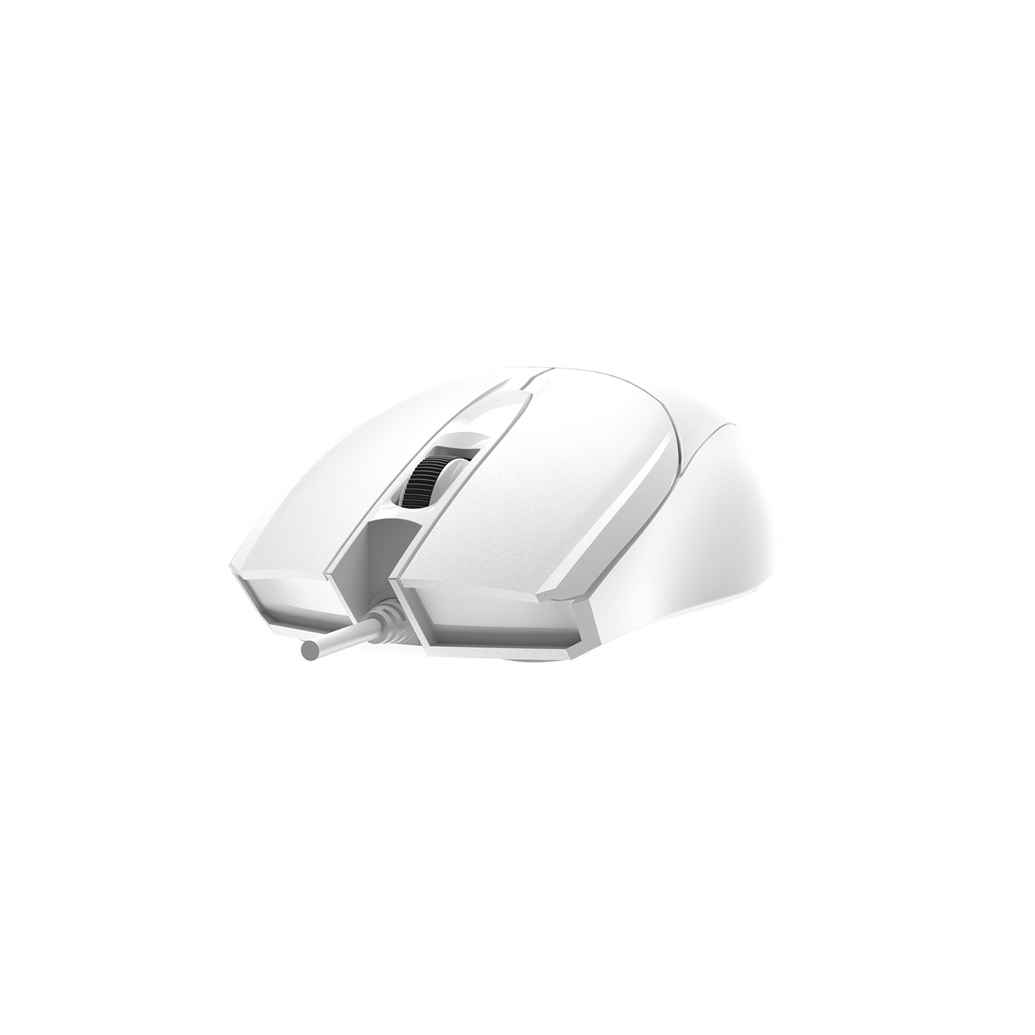 A4Tech OP-750S Wired Optical Mouse - Teflon Feet - V-Track - 1200 DPI - Silent Clicks - For PC, Laptop