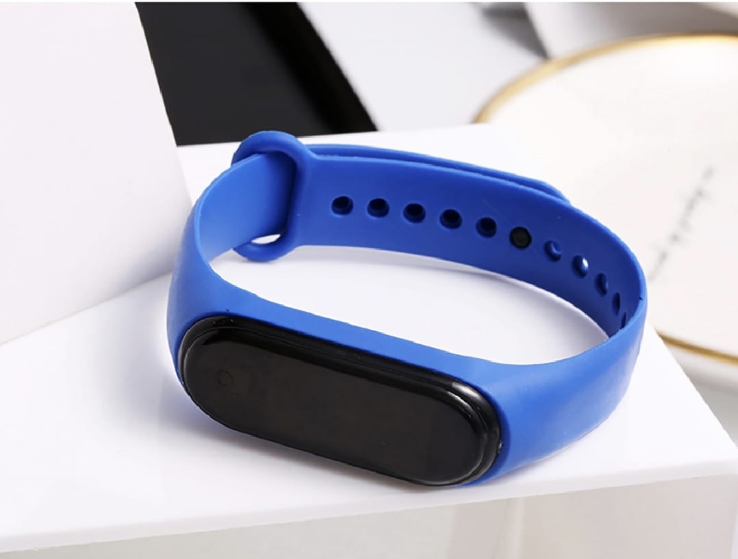 M4 Touch Waterproof Sport Led Digital Watch  for Girls | Simple & Soft Silicon Strap | Pastel Colors For Ladies Girls Boys & Kids