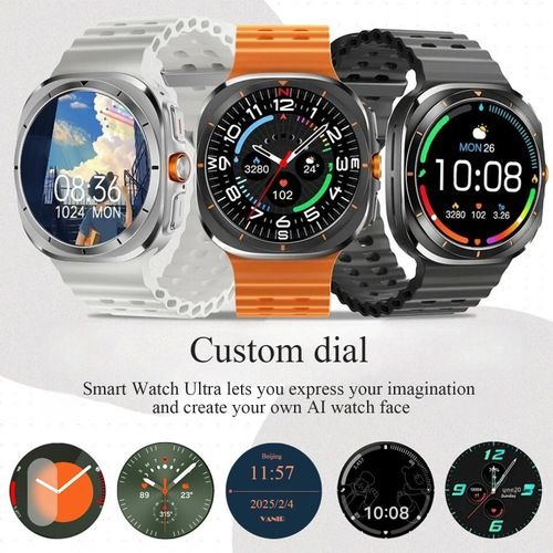 GT7 Pro Smartwatch 2026 Edition - Bluetooth Calling Watch with High Resolution HD Display & Full Metal Body - Professional Sports Activity Tracker, Heart Rate & SpO2 Oxygen Sensor - Music Control & Voice Assistant Fashionable Fitness Smart Band