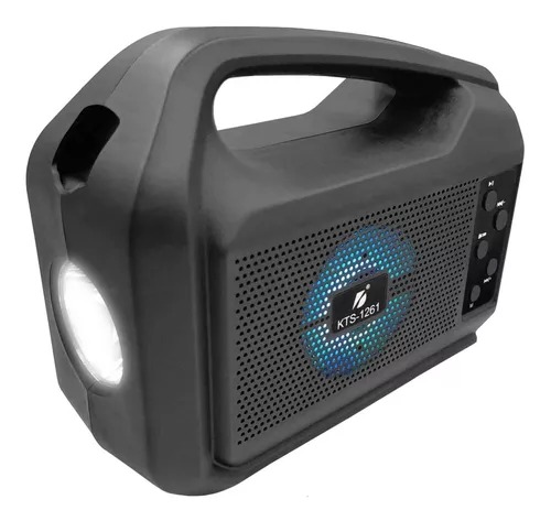 KTS-1261 Solar wireless portable speaker LED Torch Light Outdoor