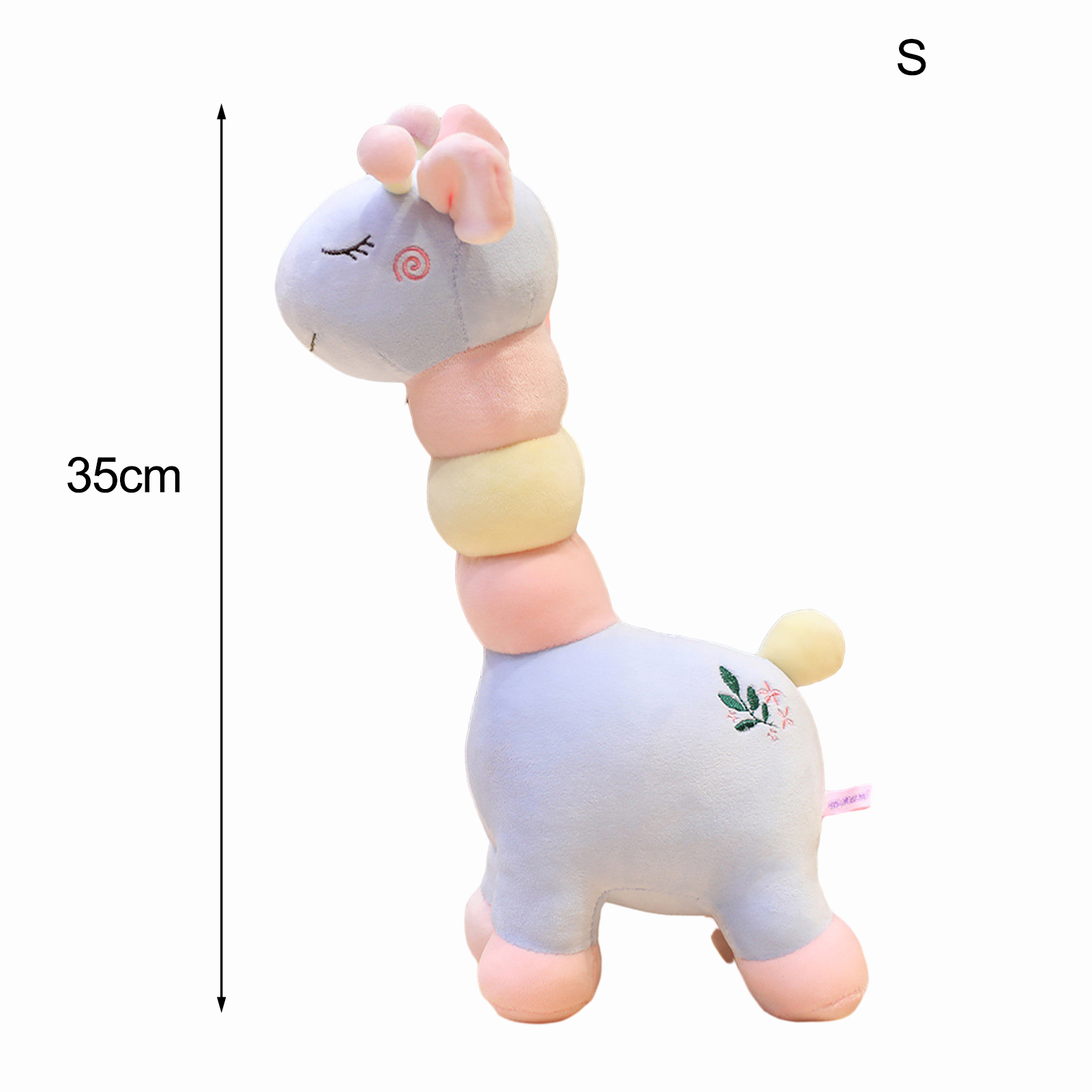 Non-Toxic Giraffe Toy Adorable Colorful Giraffe Plush Toy Soft Stuffed Animal For Kids