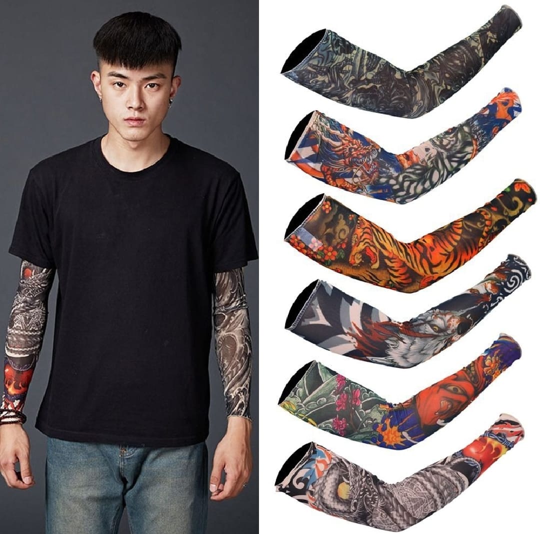 1 Pairs Arm Guard Sleeve with Thumb Hole Protective Sleeve Holders Sun UV Protection Long Arm Cover For Running Fishing Cycling