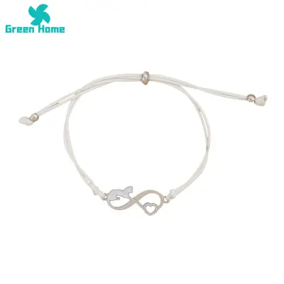 Heart Decor String Bracelet