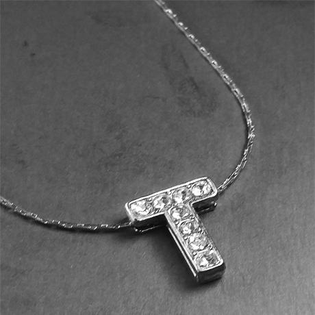 T alphabet Necklace for girls and woman 