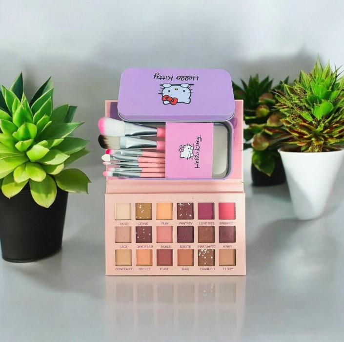 8 in 1 Ultimate Makeup Deal Eyeshadow Palette with Makeup Brushes Professional Eye Makeup Kit for Glamorous Looks, Blending & Shading