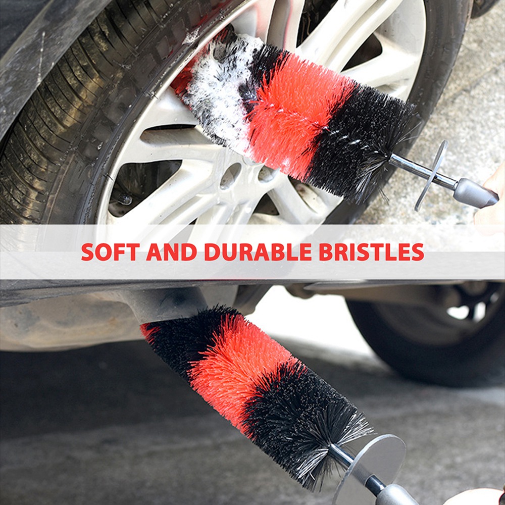 Car Wheel Wash Vehicle Car Motorcycle Wheel Tire Rim Scrub Brush Cleaner  Washing Tool