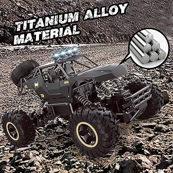 RC Car Rock Crawler Electric RC Vehicles Alloyed RC Car Remote Control Toy - RC Car Drift - RC Car OFF Road - RC Car High Speed Car - RC Car Battery - RC Car Remote Control