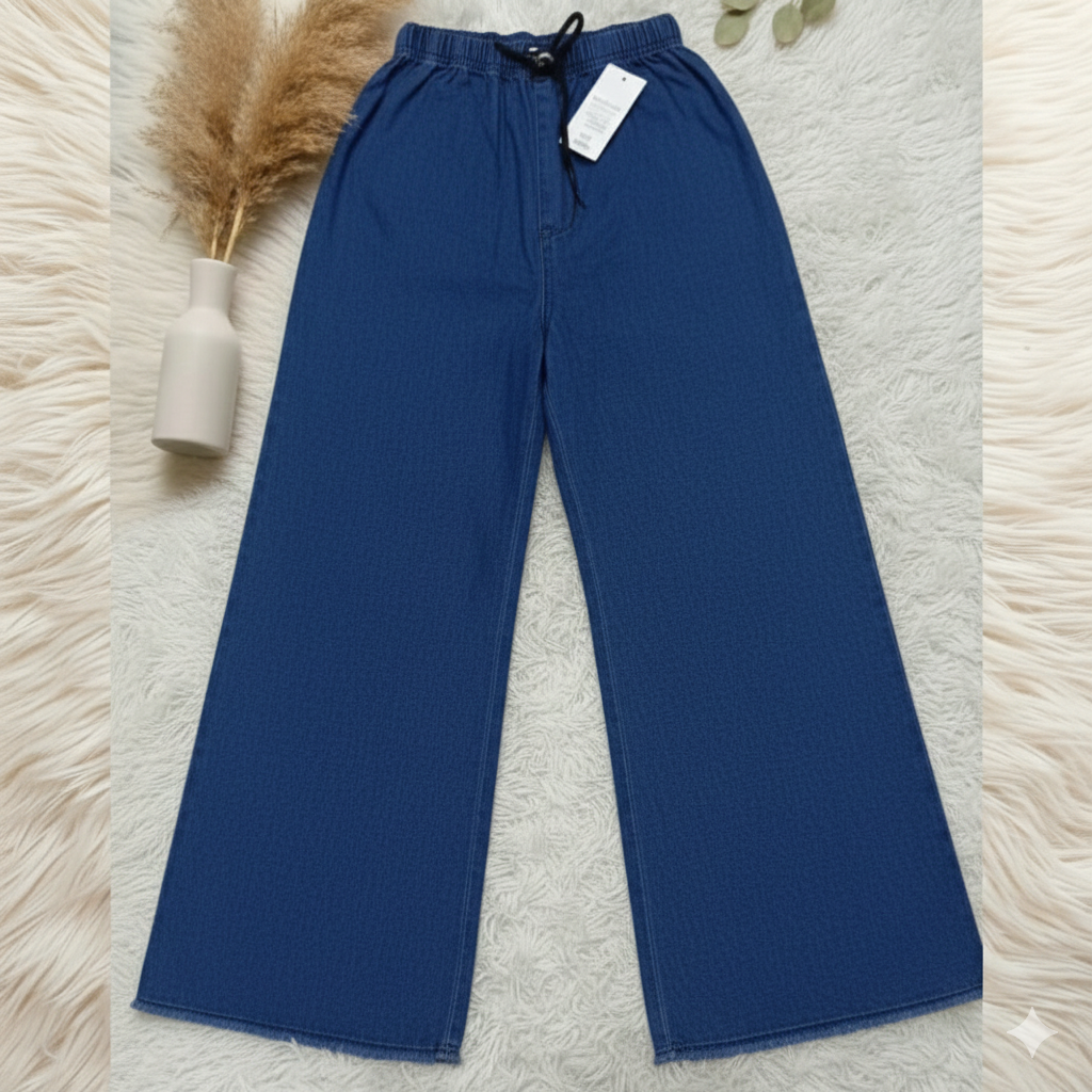Trendy Baggy Jeans for Girls | Soft Denim |Women High Waist Baggy Jeans – Wide Leg Loose Fit Korean Denim Pants for Girls | Trending Ladies Jeans, Mom Jeans, Straight Fit, Stylish & Comfortable Daily Wear Women Denim | Best Selling Baggy Jeans for Girls