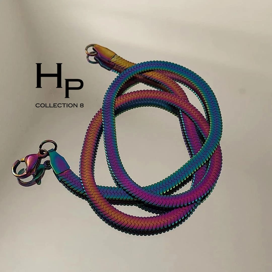 Snake Chain High Quality Fashion Unisex Multi Color Neck Chain Snake Chain for Men and Women