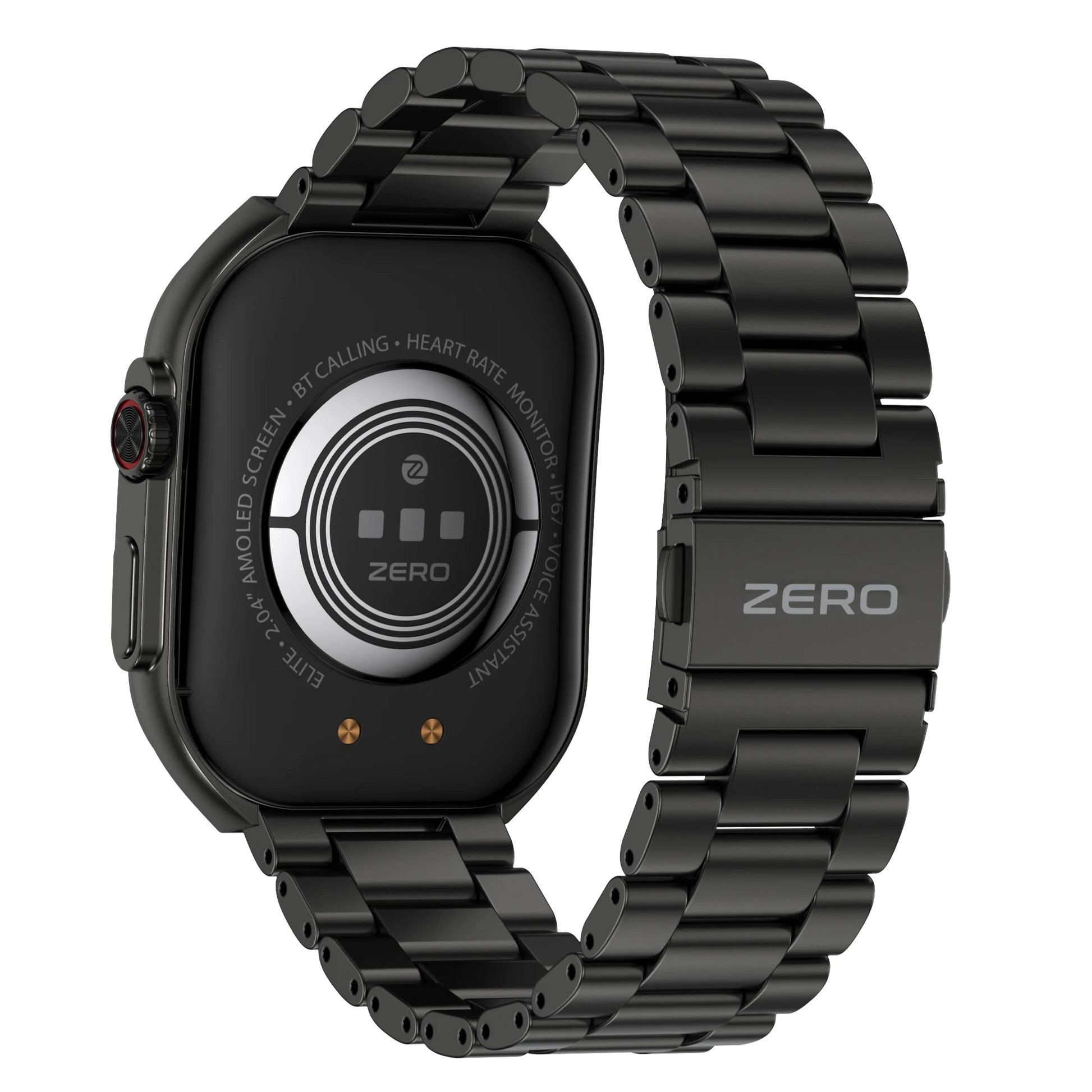 Zero® Elite Smart Watch | 2.04" AMOLED Display, Bluetooth 5.3, Health Monitoring, IP67 Waterproof | All-in-One Fitness and Lifestyle Smartwatch