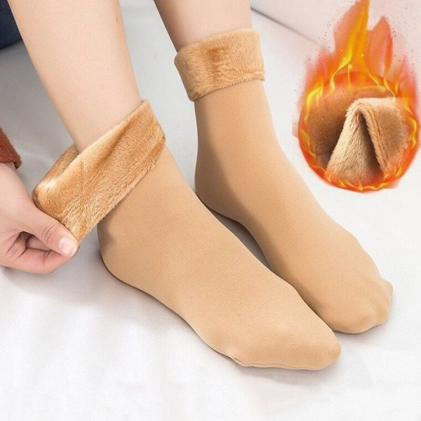 Women Winter Velvet Socks Warm Thermal Thicken Fleece Soft Cosy Socks Lady Colorful Home Snow Boots Floor Socks