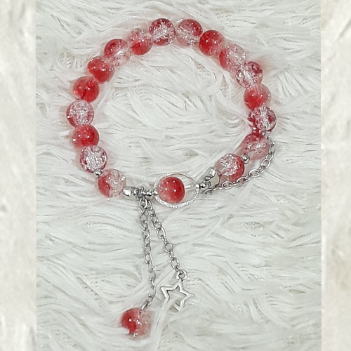 Princess Star Charm Bracelet – Fashion Jewelry for Kids & Teens, Dress-Up & Pretend Play, Adjustable Beaded Wristband