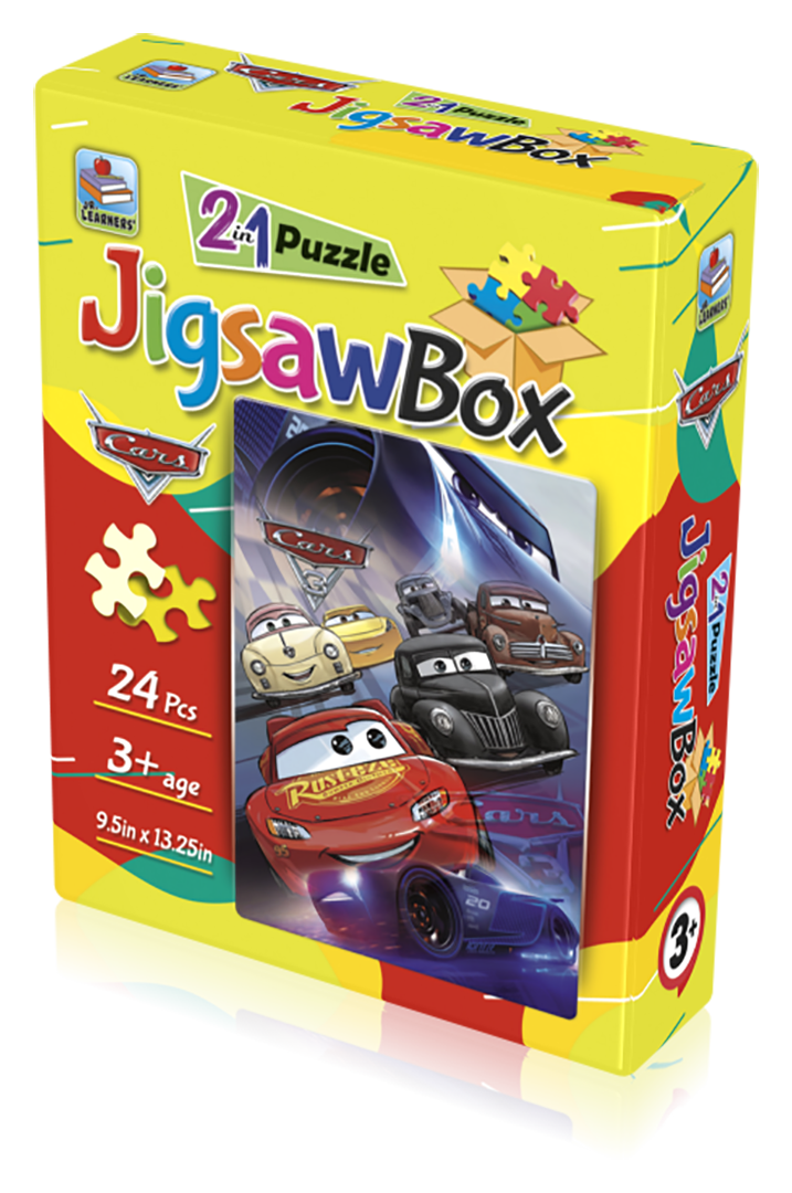 2 In 1 Jigsaw Puzzles Of Cars