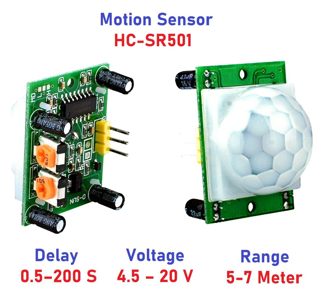 1/3Pcs HC-SR501 PIR Human Motion Sensor Module Infrared Body Detection Sensor for Arduino