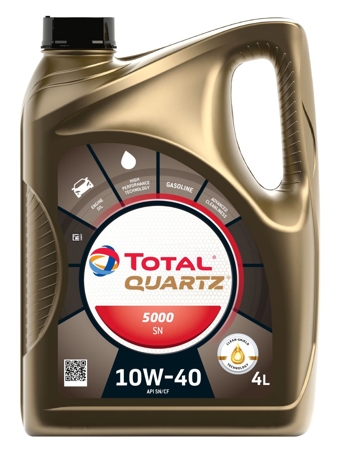 QUARTZ 5000 SN 10W40 4L TOTAL PARCO