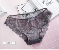 Lace sexy net gauze transparent panty briefs the woman is see-through low  waist trousers the
