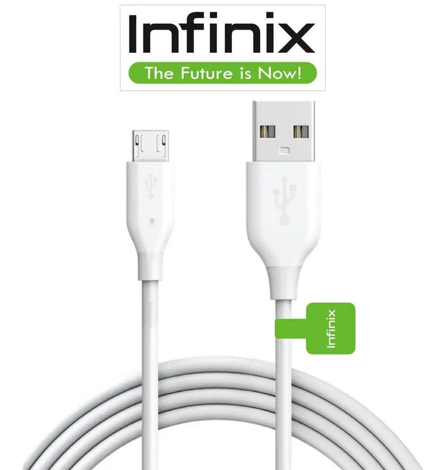 Infinix Original Data Cable Micro USB High-Speed USB Cable - Fast Charging Cable For Android Mobile Phones