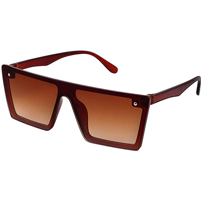 New Flat Design Rectangular Sunglasses For Men & Women