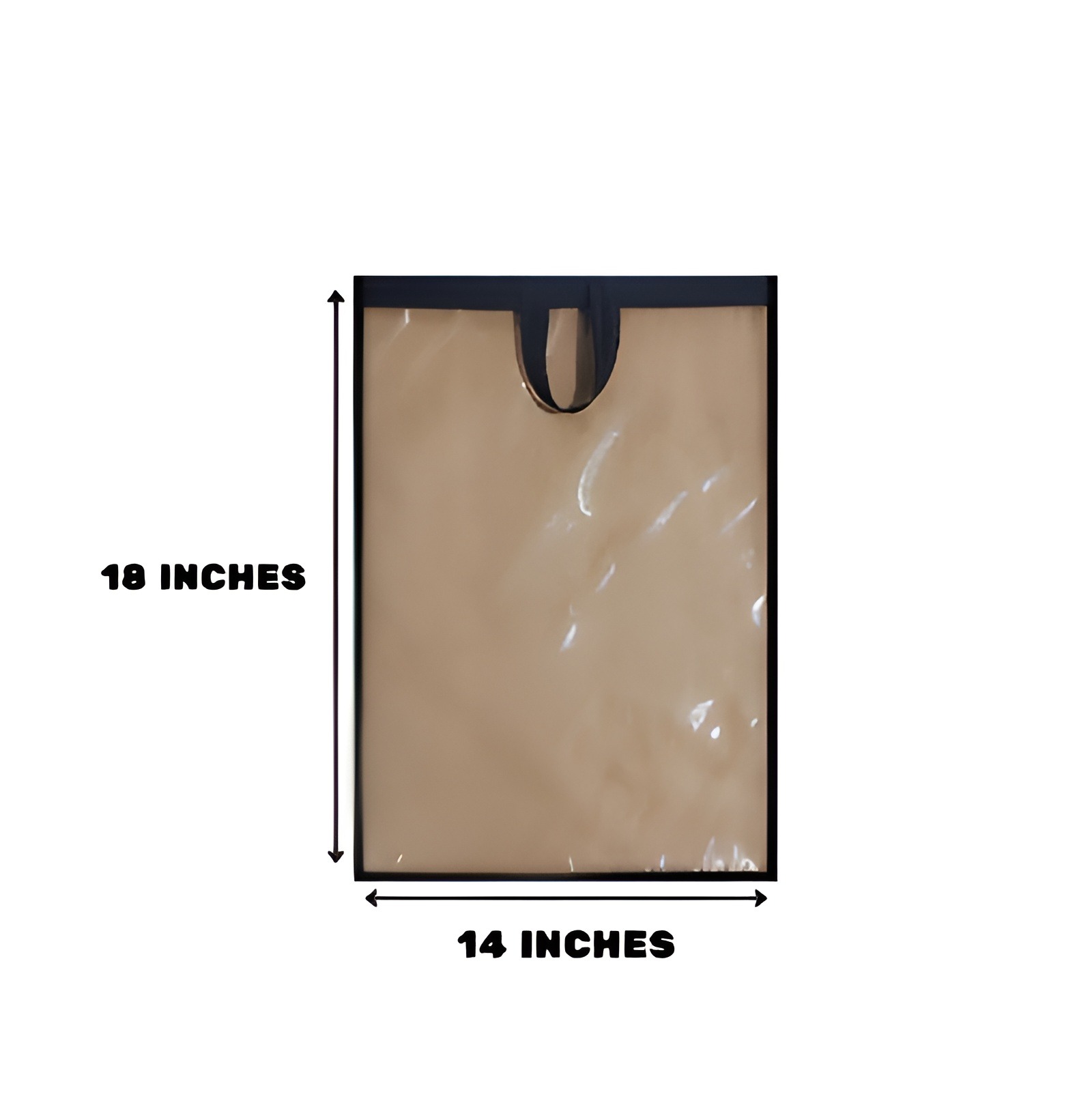 Pack of 12 - Dress Dust proof Cover Bags Water-Proof Dress Covers Pack Wardrobe Organizer Set & Dust-Proof Suit Covers Pack For Garment Bags Pack with Zip and Handle - Quality Assured - Ideal for Storage and Travel"