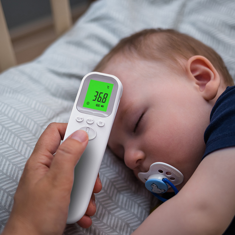 Infrared Thermometer_Quick_easy_no touch_Colour result