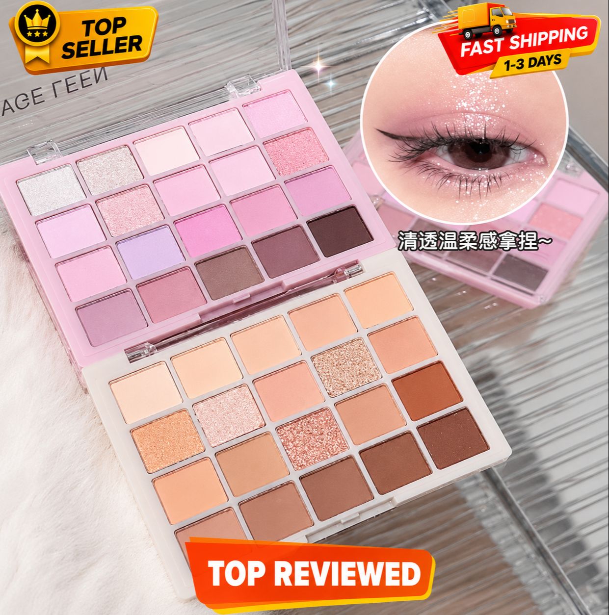 20 Colors Eye Shadow Palette long-lasting Non Flying Powder Makeup Eye Shadow