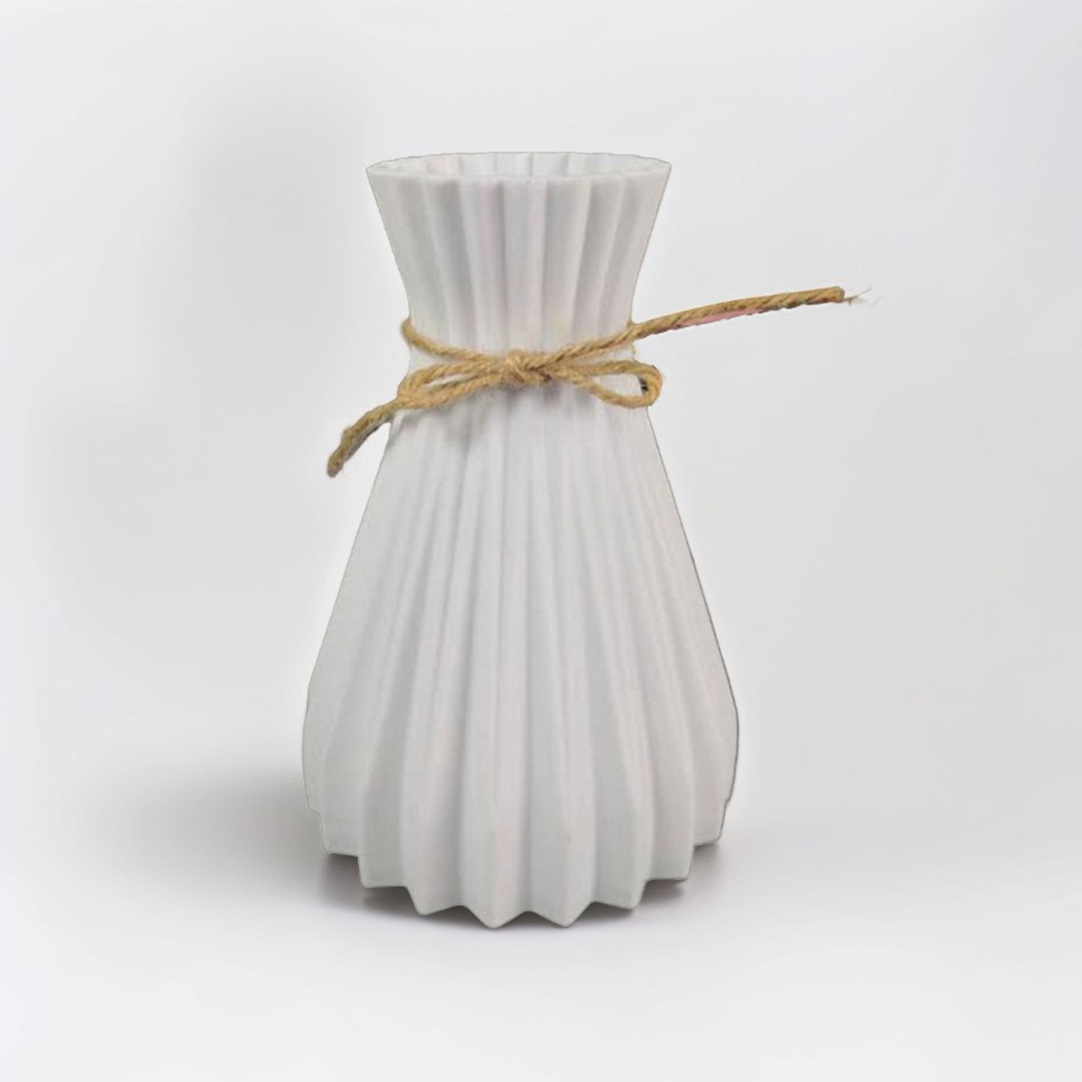 Artificial Flowers Vase 6.5 Inches - Decorative, High-Quality Design