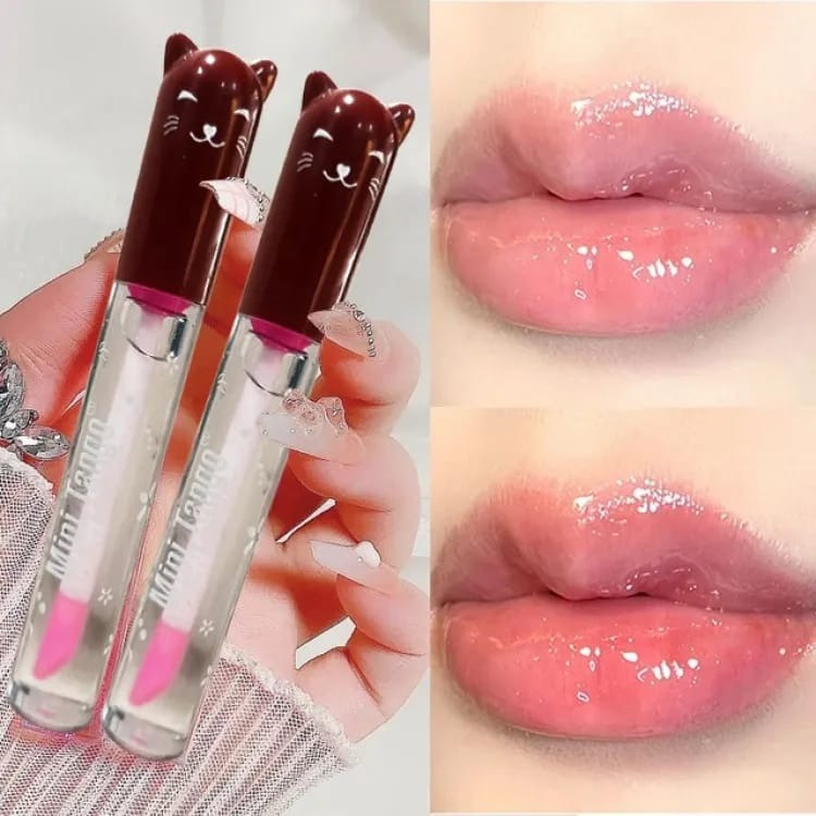Mini Tango Lip Shine Lip Glow Oil Color Magic My Little Pink Transparent