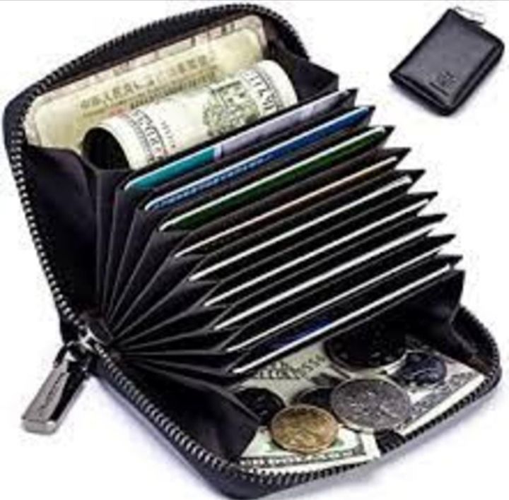 Genuine Leather Wallet for men- Stylish leather Wallet 9 Card holder Pockets 2 CASH AND KEY POCKETS Leather Decent Smart and Long lasting Brown