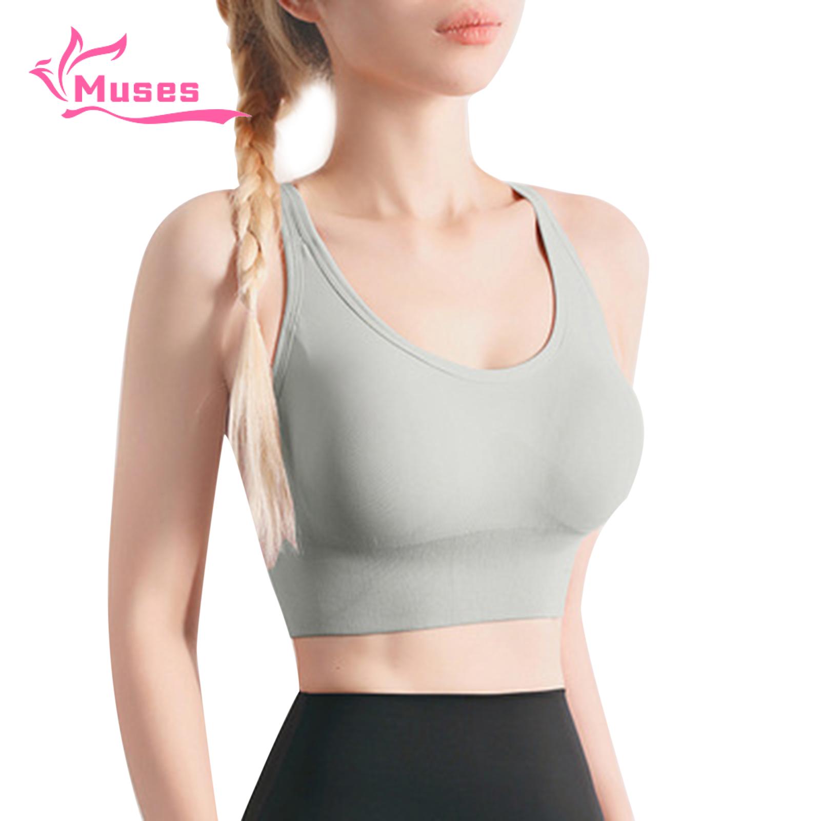 Muses Mall Women Underwear Comfortable Seamless Sports Bra for Yoga