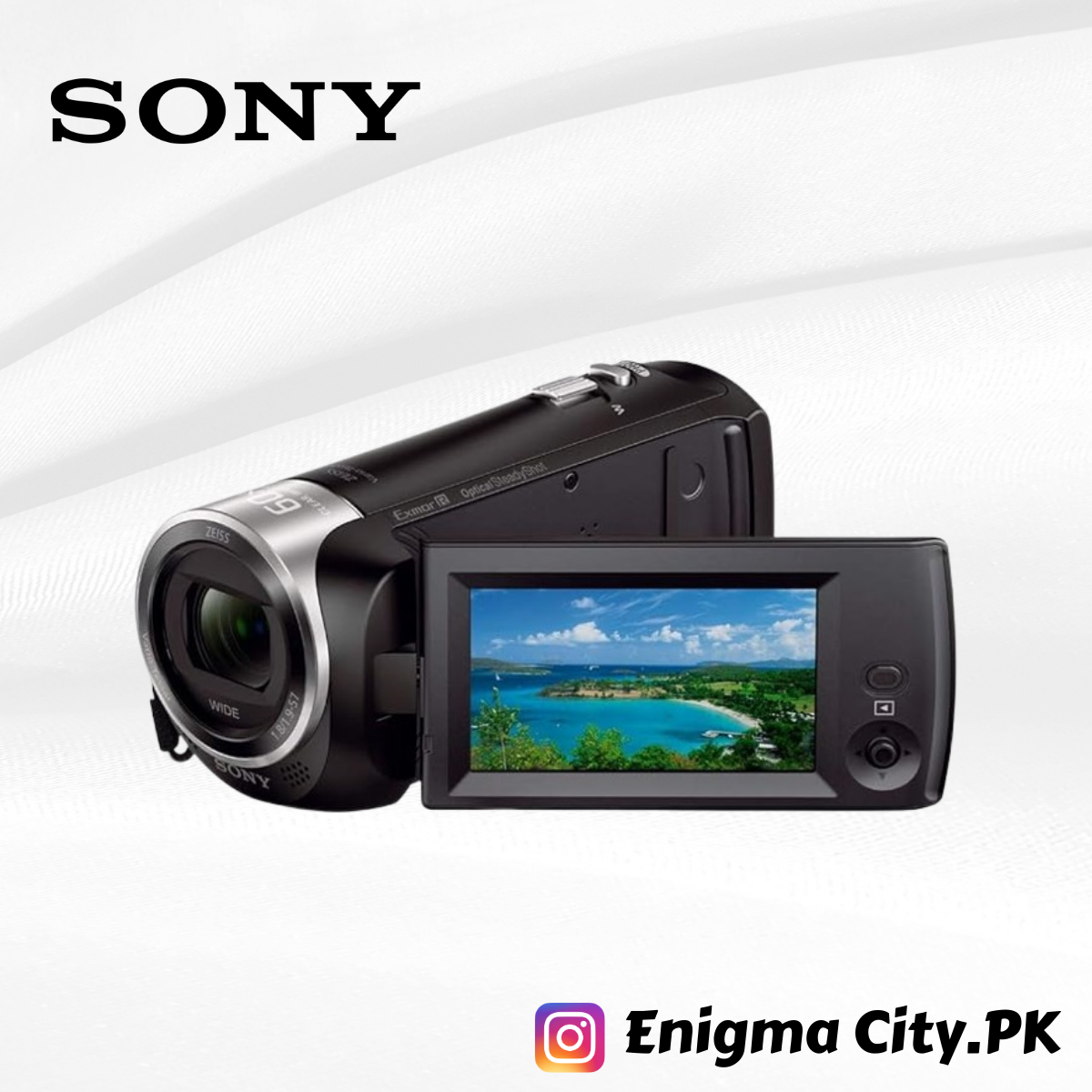 Sony HDR-CX405 Handycam Full HD Camcorder with Optical Zoom