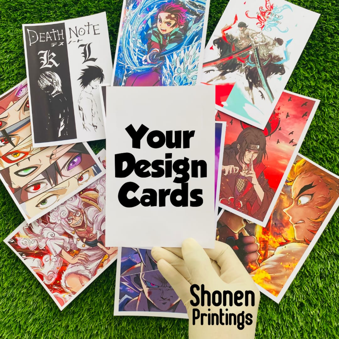 Manga Anime Photo Cards Of Your Choice 50pcs 4x6 inches for Wall Decor Posters