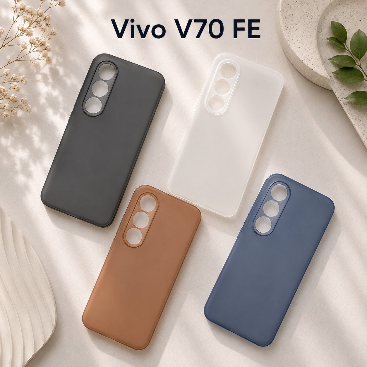 Vivo V70 FE - Ultra Thin Silicone Phone Case | Back Cover with Minimalist Protection