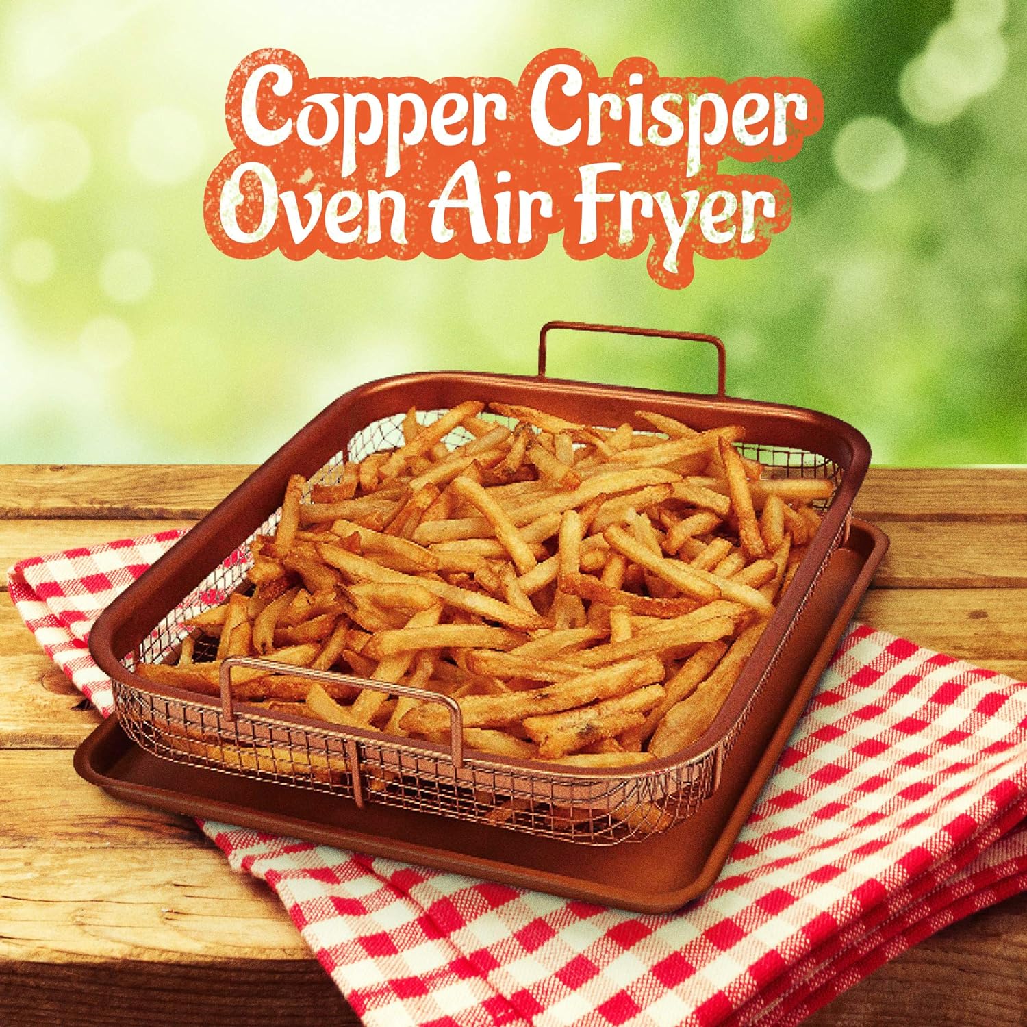 French Fries Copper Chef Copper Crisper Basket Copper Chef Crisper