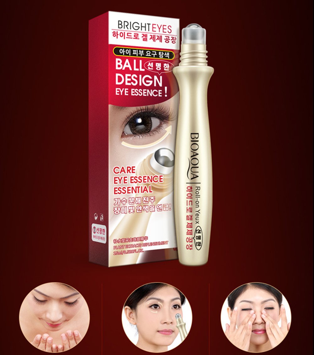 Eye Roll ON Ball METAL Eye Essence Eye Roller Anti Wrinkle To Remove Dark Circles