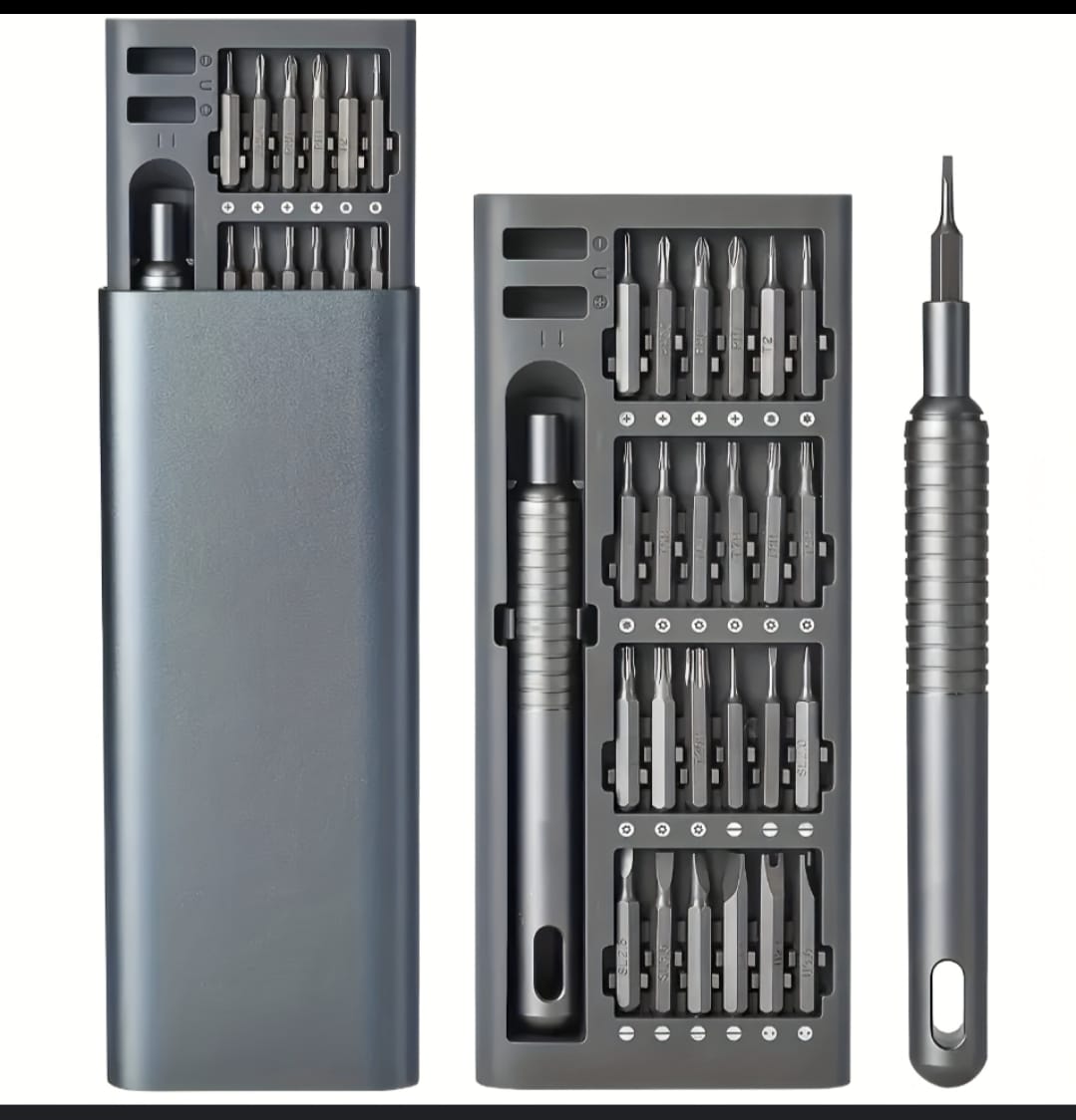 24 in 1 Magnetic Precision Screwdriver Set | Multi-Function Repair Tool Kit for Mobile, Laptop, Watch, Glasses & Electronics | Professional Precision Kit for Repairing | 25 in 1 Screwdriver Kit